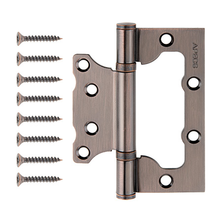 Купить петля накладная apecs 100*75*2,5-b2-steel-ac