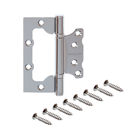 Купить петля накладная apecs 100*75*2,5-b2-steel-cr-blister