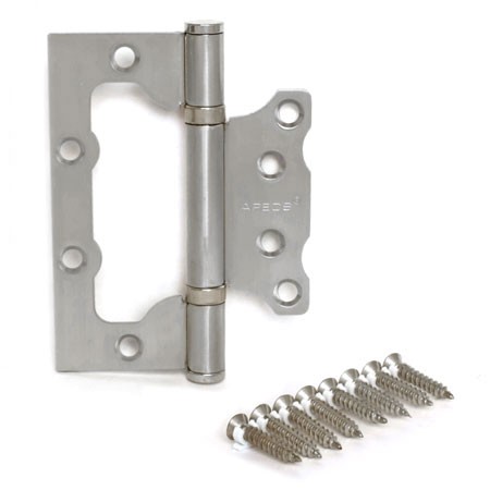 Купить петля накладная apecs 100*75*2,5-b2-steel-nis-blister