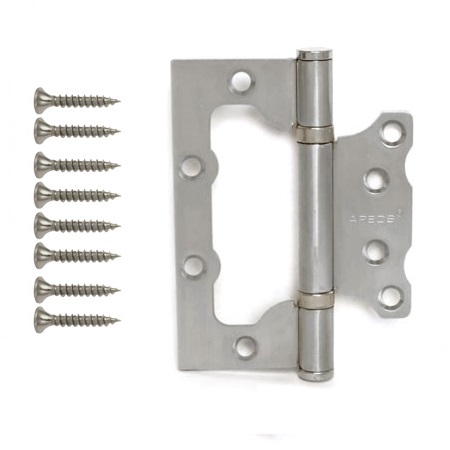 Купить петля накладная apecs 100*75*2,5-b2-steel-nis