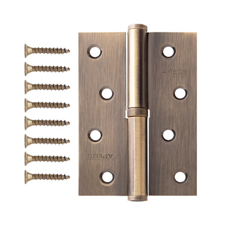 Купить петля apecs 100*70-b-steel-ab-r