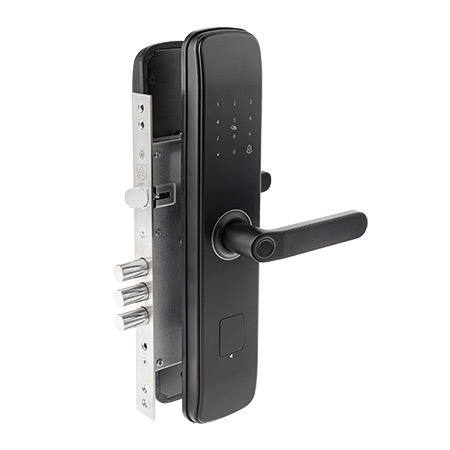 Купить замок электронный apecs smart sl-52-60.85/8001-blm (ttlock, wifi, fp)