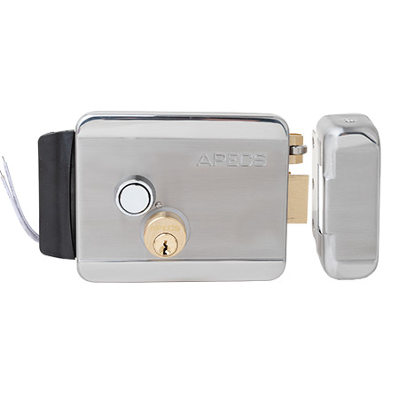 Купить замок накладной электромеханический apecs erl-2369.1-inox-r