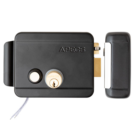 Купить замок накладной электромеханический apecs erl-2369-blm-r