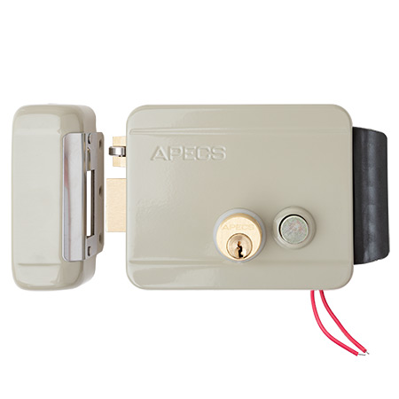 Купить замок накладной электромеханический apecs erl-2369-gr-l