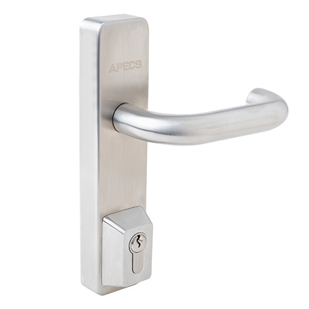 Купить ручка накладная с фиксацией apecs hf-008-inox/304