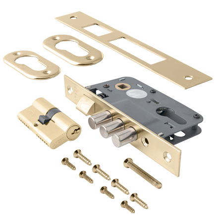 Купить замок врезной apecs 1000/60-g