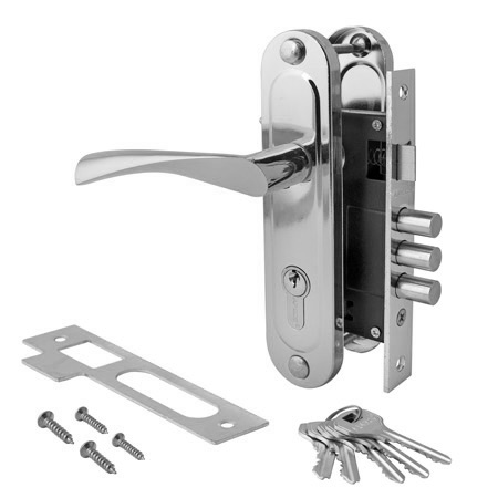 Купить замок врезной apecs 1023/60-cr