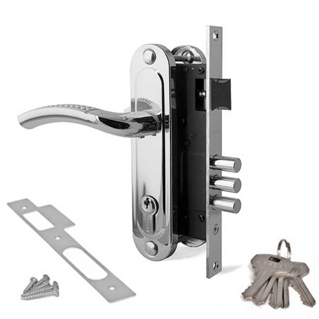 Купить замок врезной apecs 1527/60-ni/nis