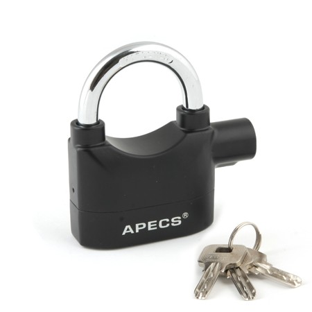 Купить замок навесной с сигнализацией apecs pdz-67-70-blister